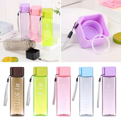 Transparent Square Water Bottle