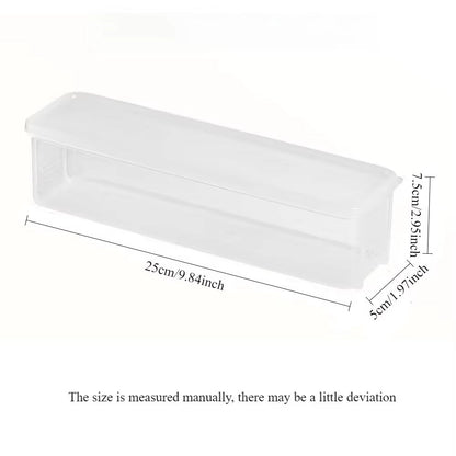 HealthyFoodStorageContainers Plastic Food Containers with Removable Lids Stackable Portable Trays for Fruits Vegetables and Meat