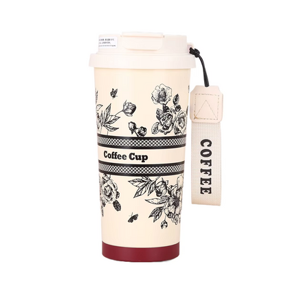 500ml Stainless Steel Thermal Coffee Cup Leak-Proof Thermos Bottle Tea Office Business Style Travel thermo mug