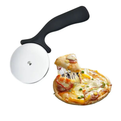 Stainless Steel Pizza Cutters Kitchen Accessories Pastry Roller Cutter Pizza Knife Cookie Cake Roller Wheel Scissor Cutting Tool