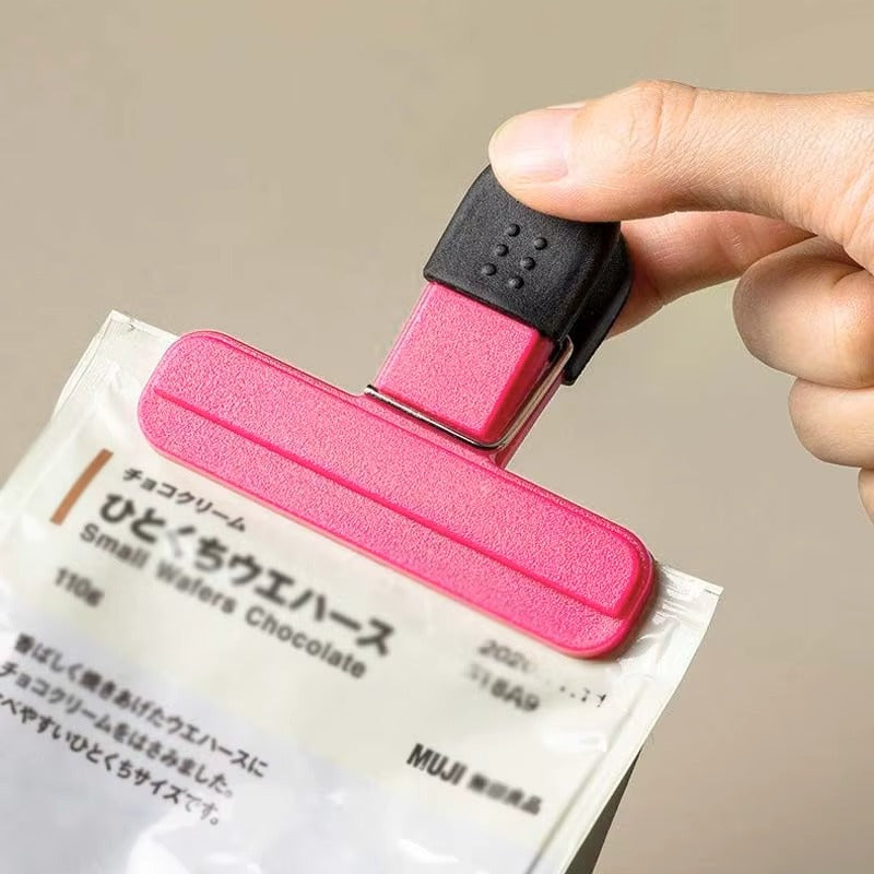 3PCS T-type Food Sealing Clip Snack Package Strong Sealing Clip Leak-proof Moisture-proof Plastic Bag Sealing Clip