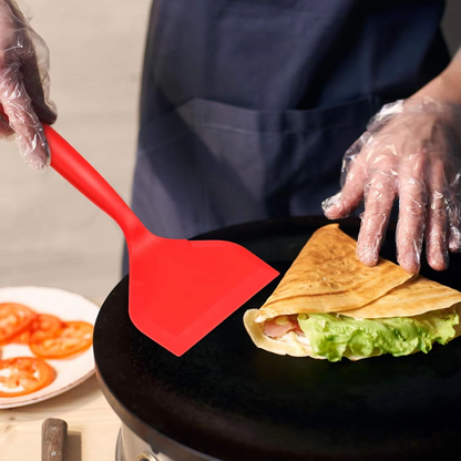 Wide Silicone Spatula Shovel Turner Nonstick Fried Shovel Fish Spatula Silicone Wide Flexible Turner for Nonstick Cookware Egg