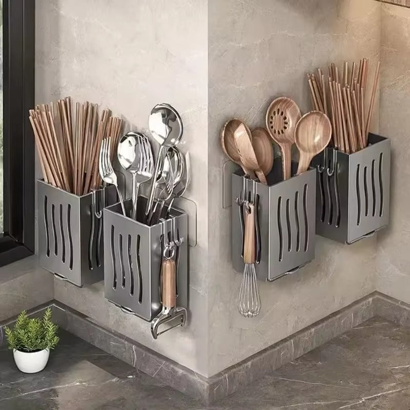 Utensil storage box for kitchen