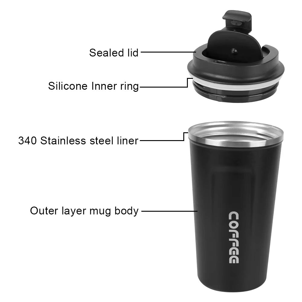 Thermo Cafe Double Stainless Steel Coffee Mug