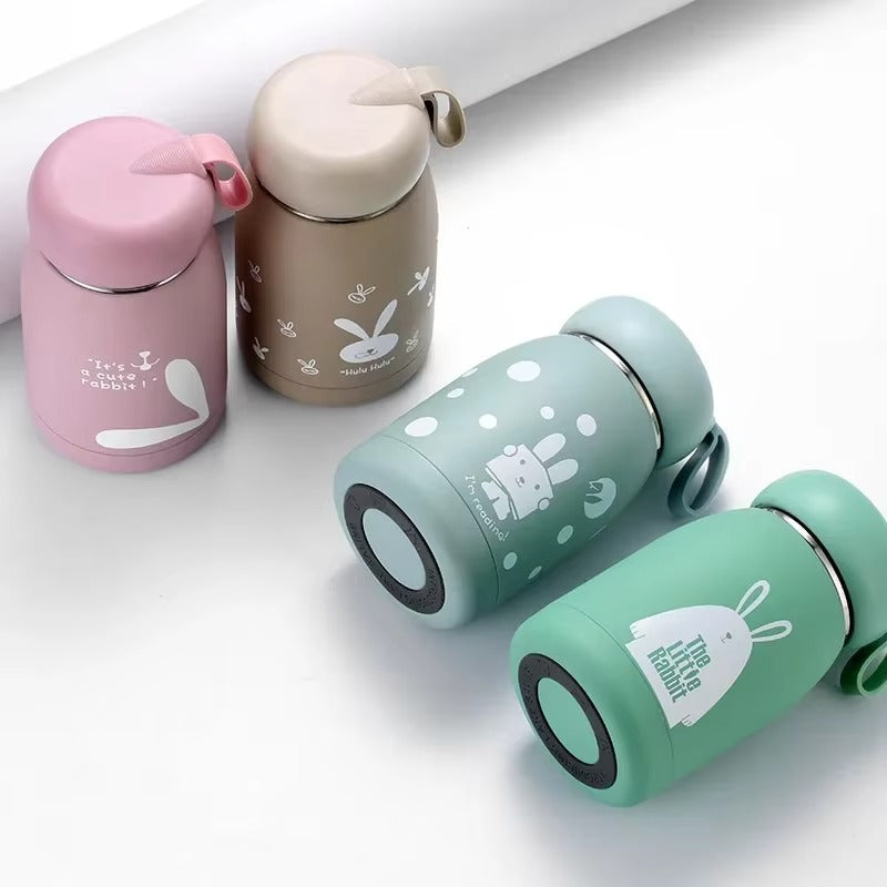 Cute Thermos Bottle Portable Thermal Mug Stainless Steel Insulation Cup