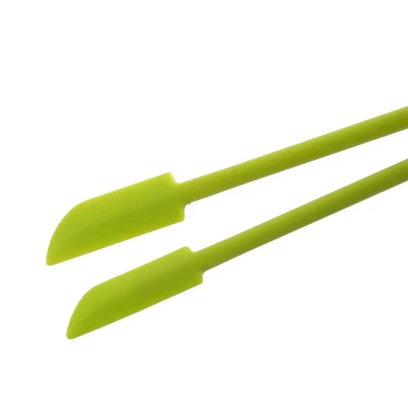 Cosmetic Bottle Silicone Mini Scraper Three Piece Set Baking Double End Two In One Spatula Jam Bottle Scraper Spoon Set