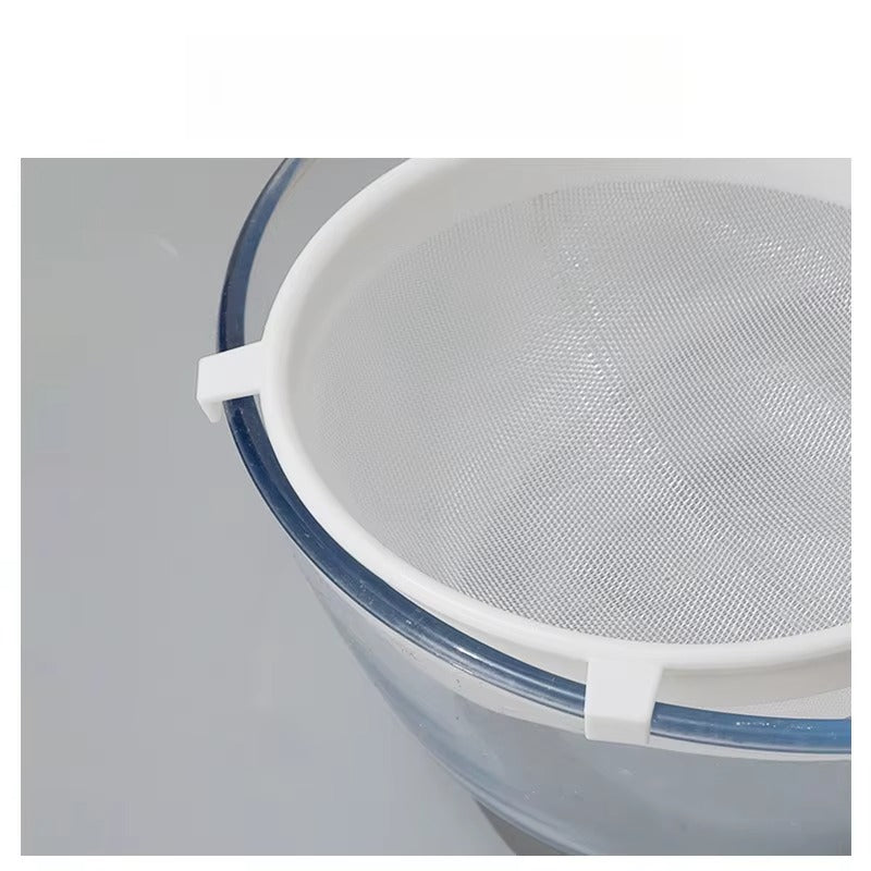 Ultra Fine Mesh Strainer With Handle Plastic Colander Food Juice Strainer Yogurt Mesh Sieve Mini Separation Net For Kitchen