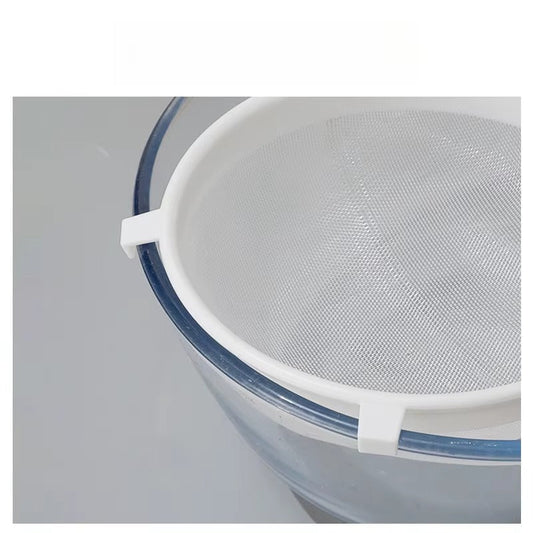Ultra Fine Mesh Strainer With Handle Plastic Colander Food Juice Strainer Yogurt Mesh Sieve Mini Separation Net For Kitchen