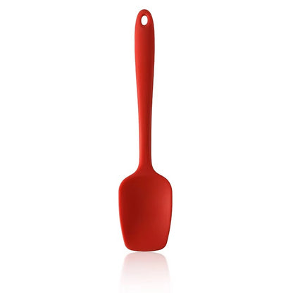 LMETJMA 28cm Silicone Spatulas Heat Resistant Spoon
