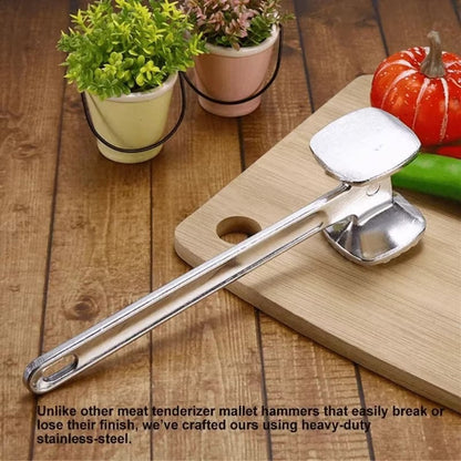 Meat Tenderizing Hammer Stainless Steel