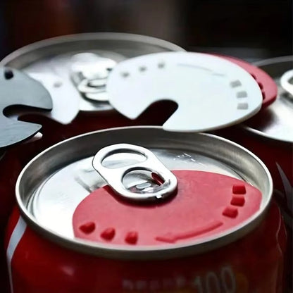 5pcs, Beverage Can Cap, Canlock Reusable Can Lid, Canlock Beverage Can Lid, Barricade Soda Protector