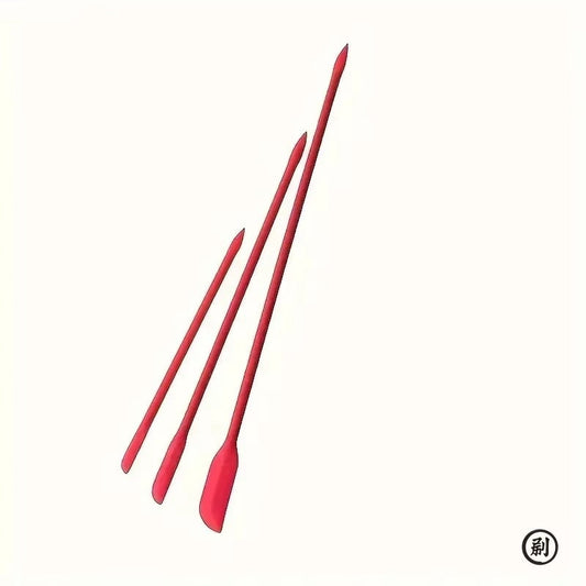 3-Piece Mini Silicone Spatula Set - Heat Resistant, Multiple Sizes for Jar, Bottles and Kitchen