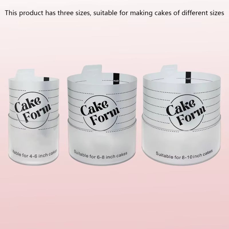 Adjustable Round Cake Ring Mold Retractable Fondant Tools Mousse Cake Ring Acrylic Circle Baking Ring Cake Tools