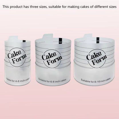 Adjustable Round Cake Ring Mold Retractable Fondant Tools Mousse Cake Ring Acrylic Circle Baking Ring Cake Tools