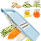 5 in 1 Mandoline Slicer for Kitchen Vegetable Slicer Multi Blade Potato Chip, Veggie Slicer, Vegetable Cutter, Julienne Shredder