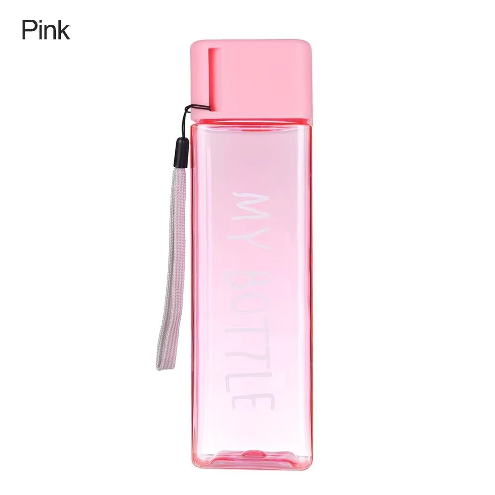 Transparent Square Water Bottle