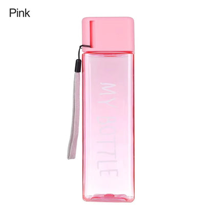 Transparent Square Water Bottle
