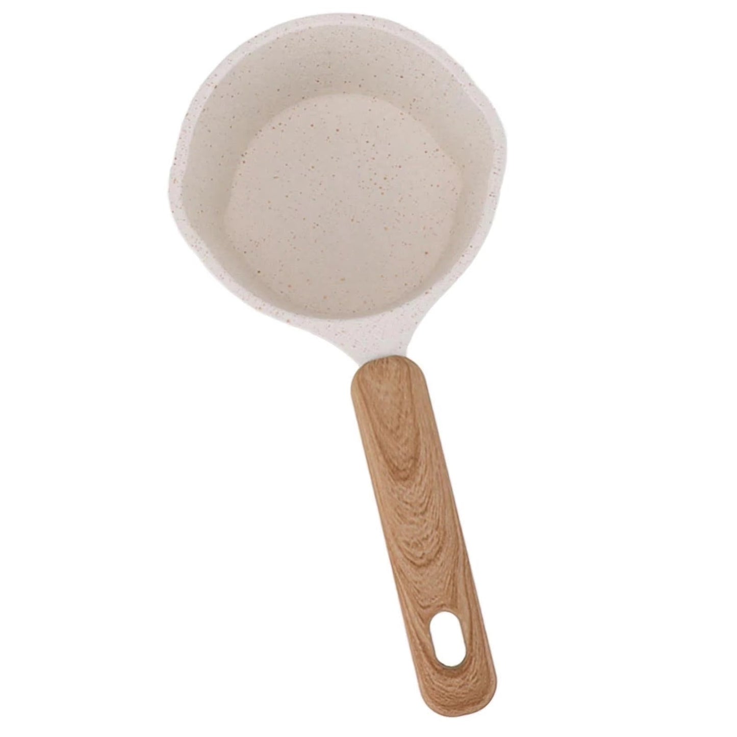 250ml Nonstick Rapid Heating White Sauce Pan Flat Bottom Multifunctional Cooking Pot for frying