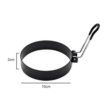 Professional Stainless Steel Egg Fried Ring Nonstick Round Pancake Mold