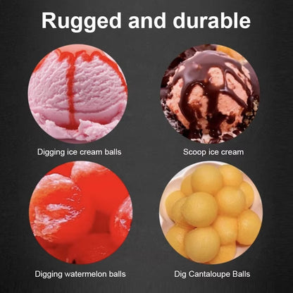 Stainless Steel Dual-purpose Ice Cream Scoop Ice Cream Scooper Multifunctional Fruit Scoop Kitchen Supplies