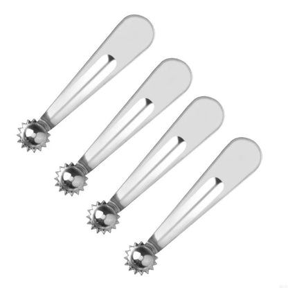 4Pieces Stainless Steels Kitchen Corer Tool For Strawberries Tomatoes Huller M68E