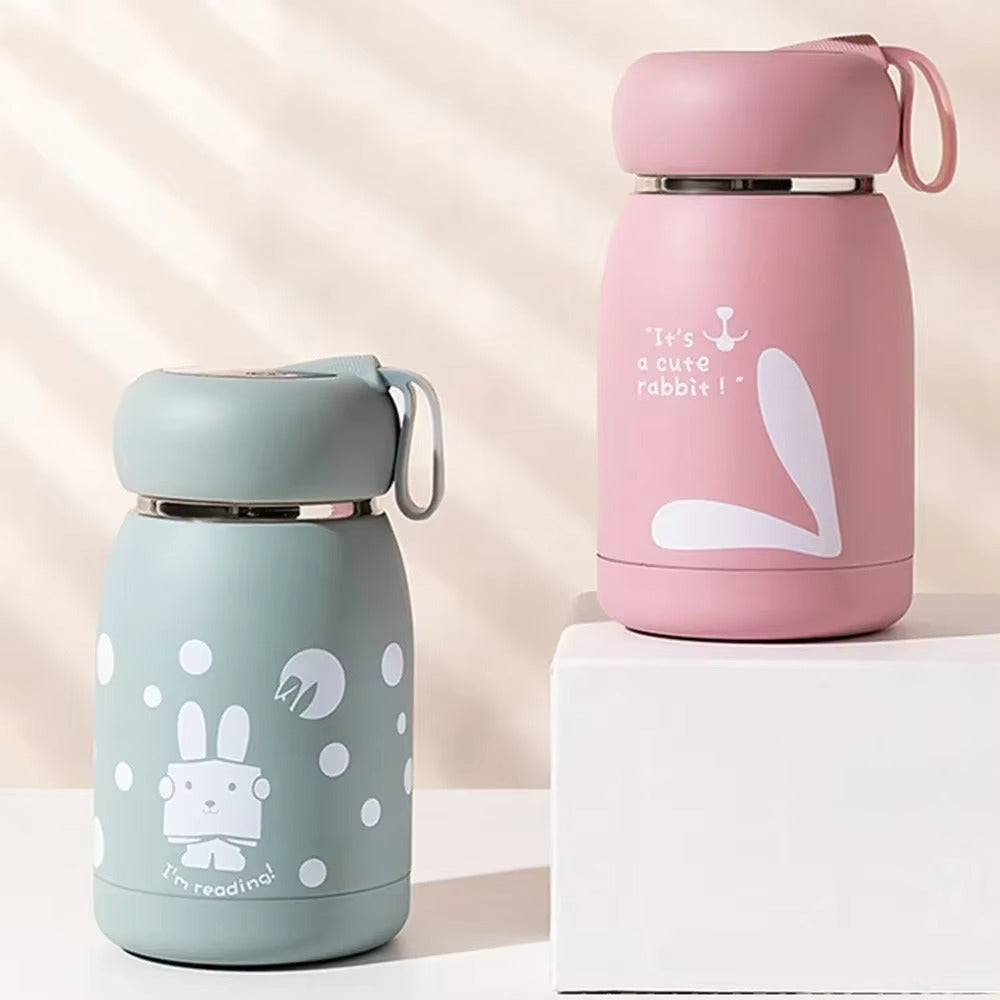 Cute Thermos Bottle Portable Thermal Mug Stainless Steel Insulation Cup