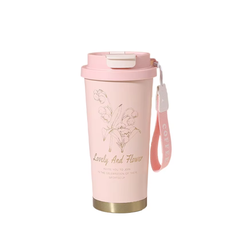 500ml Stainless Steel Thermal Coffee Cup Leak-Proof Thermos Bottle Tea Office Business Style Travel thermo mug