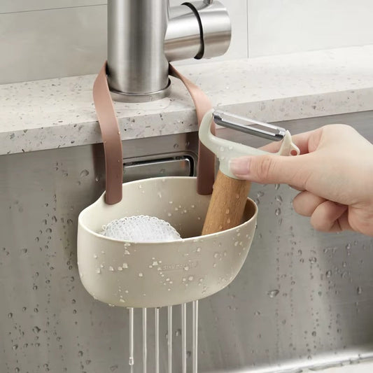 Kitchen Sink Sponges Soap Holder Bathroom Dish Drain Water Basket