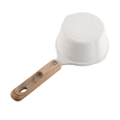 250ml Nonstick Rapid Heating White Sauce Pan Flat Bottom Multifunctional Cooking Pot for frying