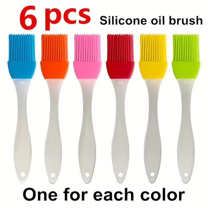 Flour pastry brush can be disassembled silicone cake brush Baking utensil brush Kitchen brush Silicone oil brush barbecue brush