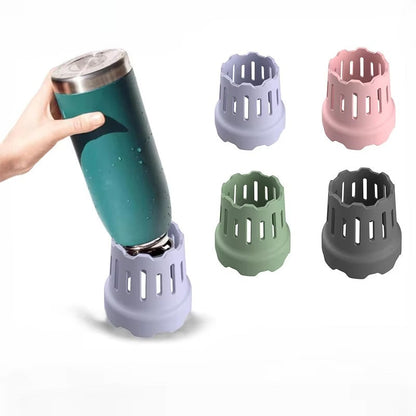 Freestanding Silicone Cup and Bottle Drying Rack - Airflow Design Water Bottle Dryer Stand for Handwash Drinkware