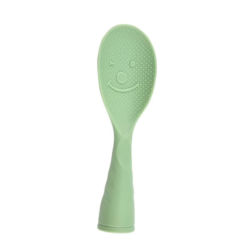 Home Kitchen Non Stick and Standing Plastic Rice Spoon Paddles-Perfect for Cooking Every Time