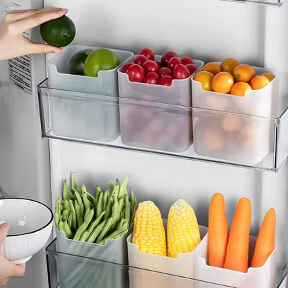 15PCS Refrigerator Storage Boxes Food Fresh Organizer Cold Storage Crisper Fruit Spice Food Container Boxes Home Kitchen Boxes
