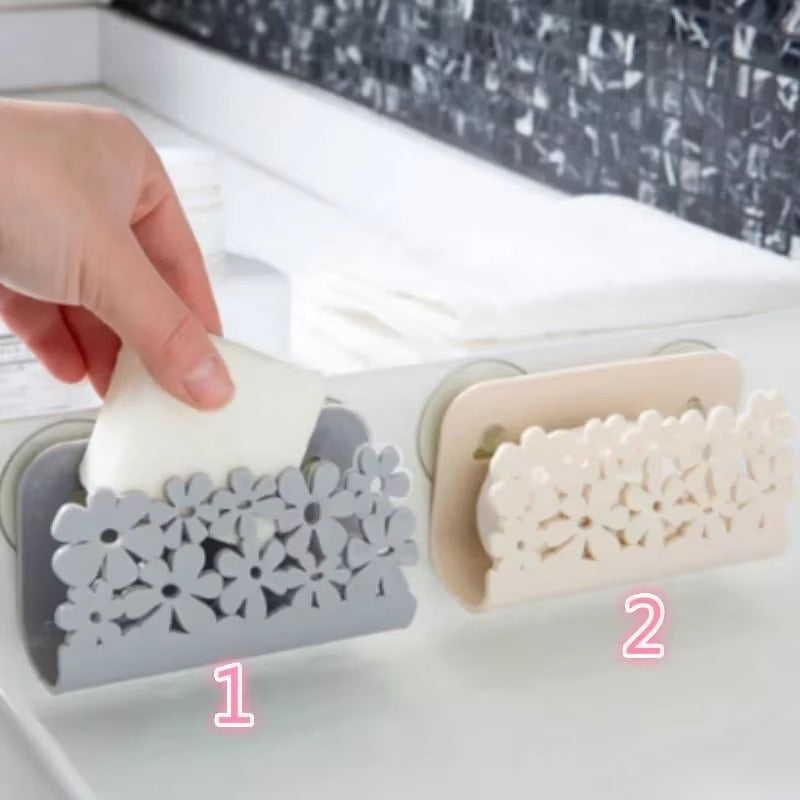 1Pc Dish Cloths Rack Suction Sponge Holder Clip Rag Storage Lid Rack Kitchen Tool