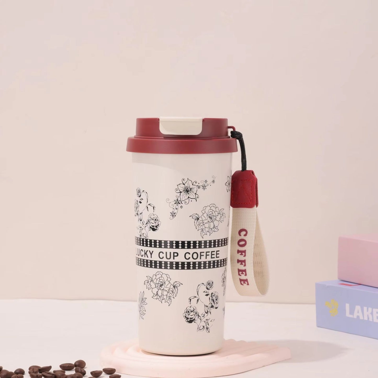 500ml Stainless Steel Thermal Coffee Cup Leak-Proof Thermos Bottle Tea Office Business Style Travel thermo mug