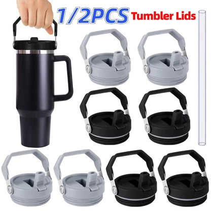 12PCS Sealing Bottle Cover for Stanley 203040oz Spill Proof Replaceble Tumbler Flip Straw Lid Water Cups Replacement Cover