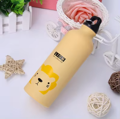 Cute Animal Water Bottle for Kids, Outdoor Portable Sports Bottle, Cycling, Camping, Hiking, School Water Bottle Gift