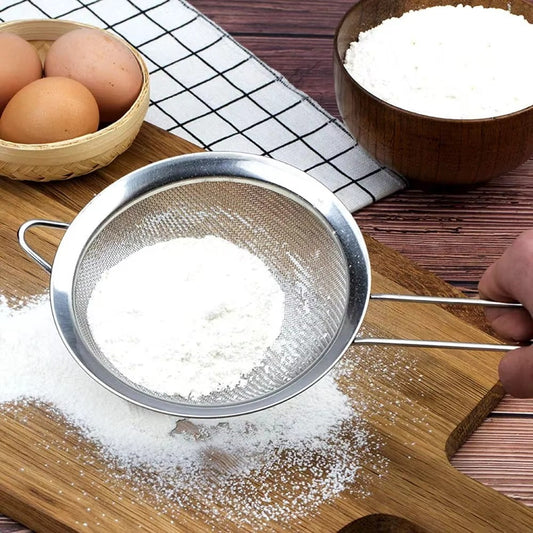 Stainless Steel Fine Mesh Strainer Flour Sifter
