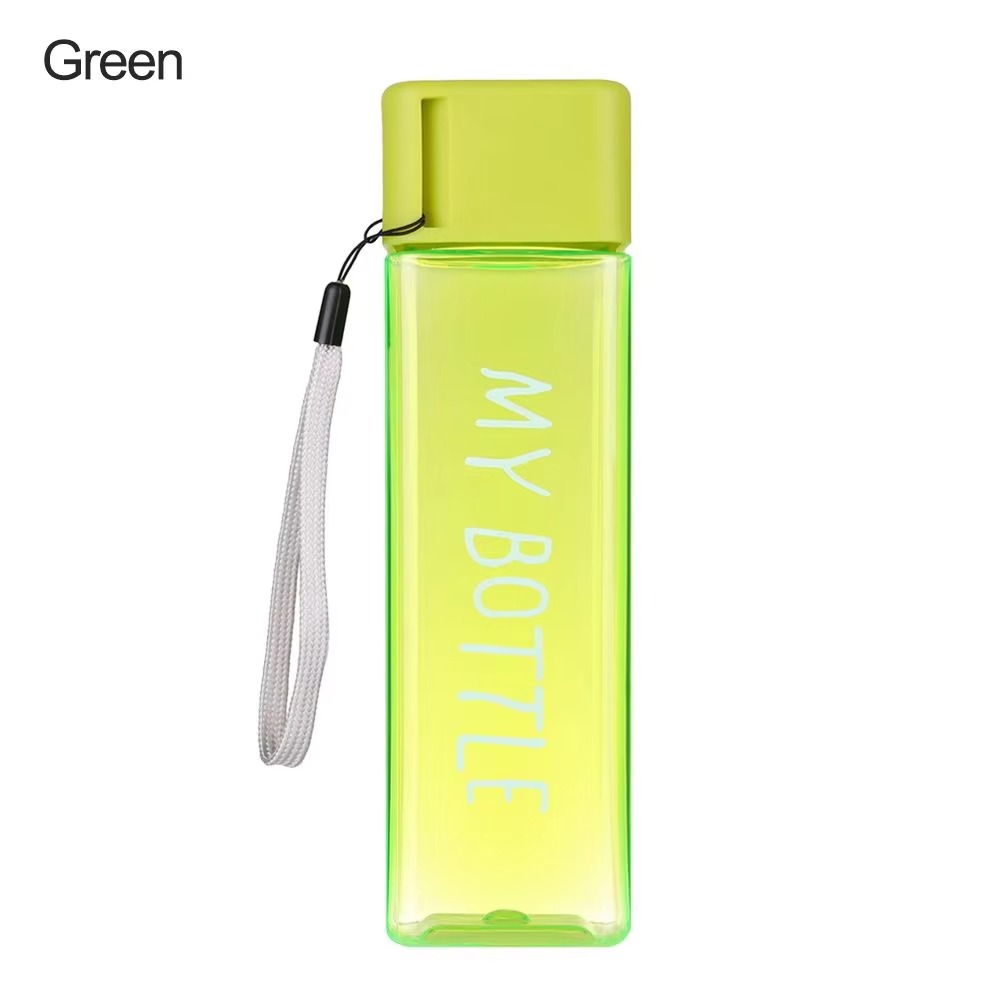 Transparent Square Water Bottle