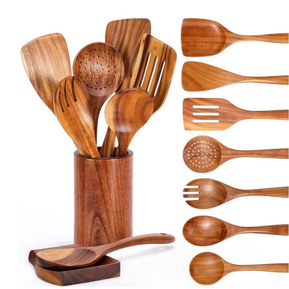 Wooden spoon set