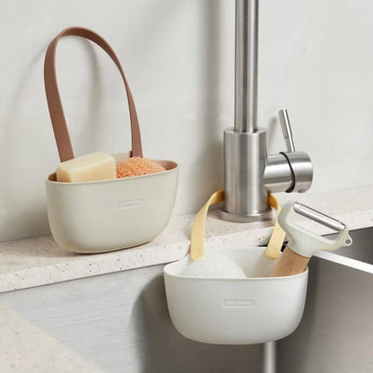 Kitchen Sink Sponges Soap Holder Bathroom Dish Drain Water Basket