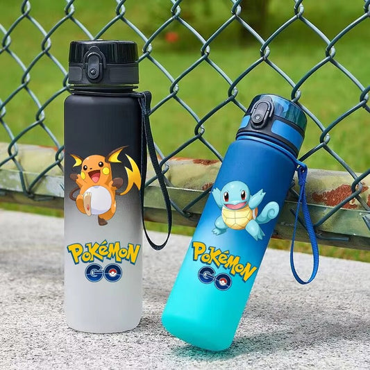 650ML Pokemon Pikachu Charizard Sports Water Bottle