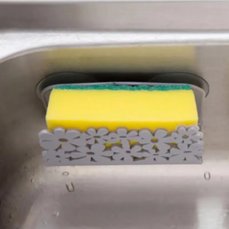 1Pc Dish Cloths Rack Suction Sponge Holder Clip Rag Storage Lid Rack Kitchen Tool