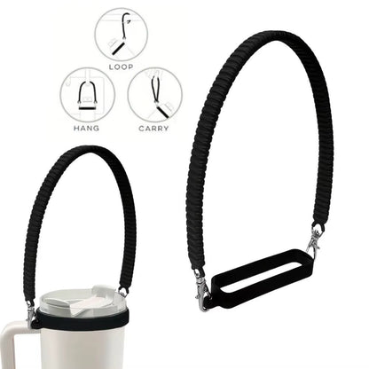 Water Bottle Handle Water Bottle Sling Carrier Holder Strap Soft Durable Silicone for Most 8-40oz Bottles for Cup Accessories