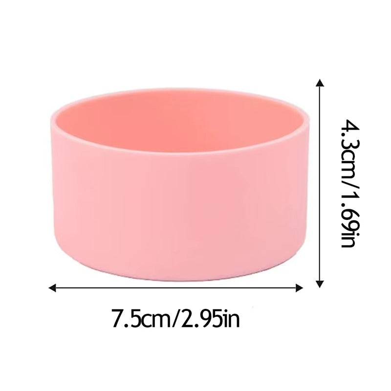 12PC 7.5cm Silicone Cup Boot Bottom Anti-slip Protective Sleeve Cover For Stanley 40oz Tumbler Thermos Cup 30oz Water Bottle