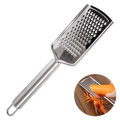 LMETJMA Micro Blade Cheese Grater Carrot Ginger Grater With Stainless Steel Handle Nutmeg Lemon Zester Vegetable Graters PY0029
