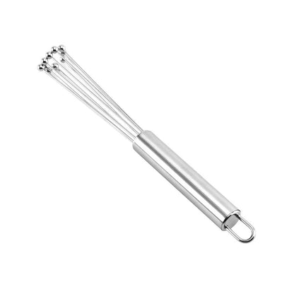 Stainless Steel Ball Whisk Set Manual Mixer Kitchen Whisk Wire Egg Whisk for Cooking Blending Whisking Beating Stirring