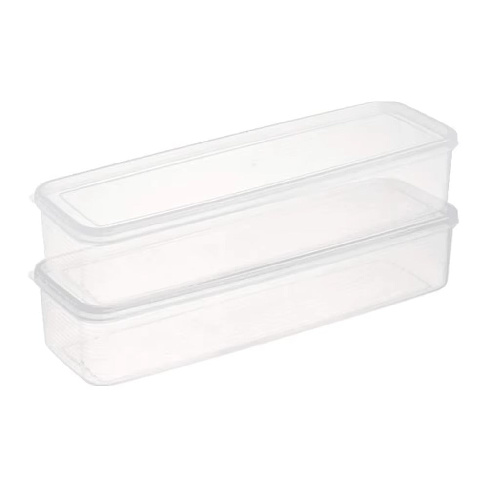 HealthyFoodStorageContainers Plastic Food Containers with Removable Lids Stackable Portable Trays for Fruits Vegetables and Meat