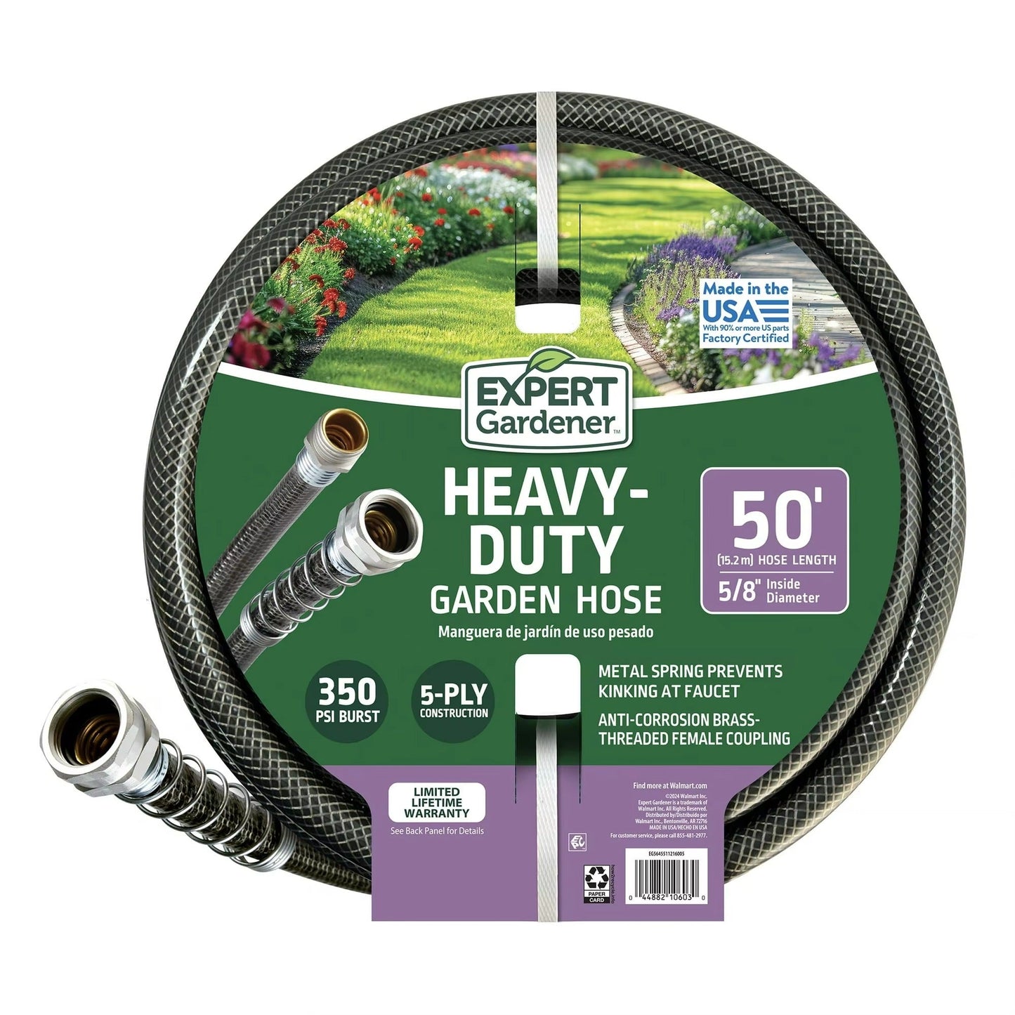 Expert Gardener 58 x 50 ft Heavy Duty Water Hose