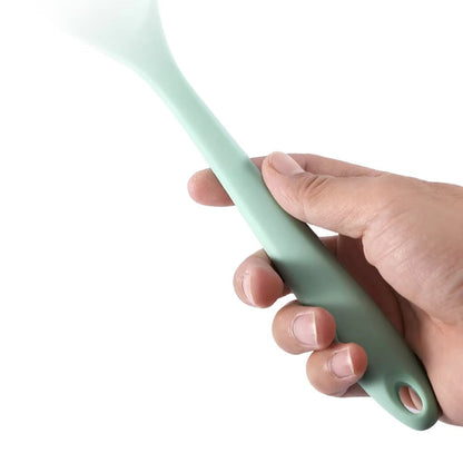 1PC Silicone Flat Head Shovel Integrated all Inclusive Salad Spoon non Stick Pot Spatula Silicone Kitchen Utensils